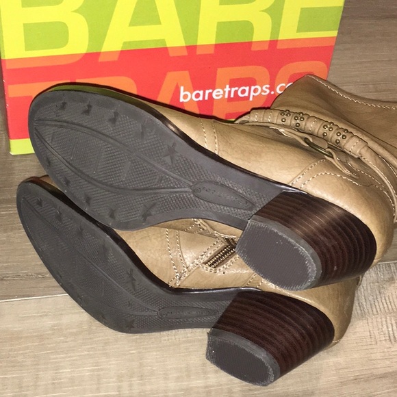 BareTraps Reemona Taupe Ankle Boot Size 6.5 - Picture 5 of 9